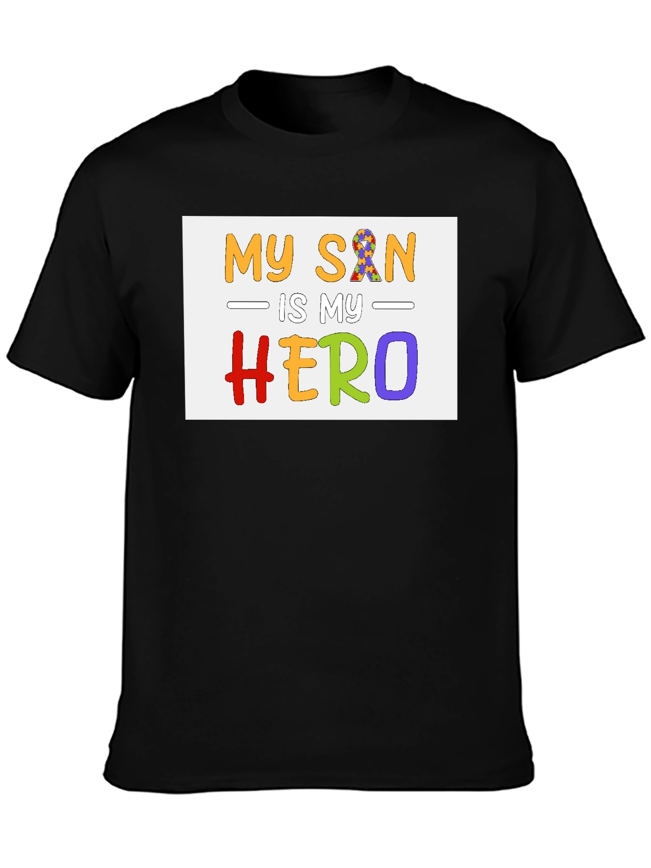 My Son Is My Hero Autism Awareness T-Shirt
