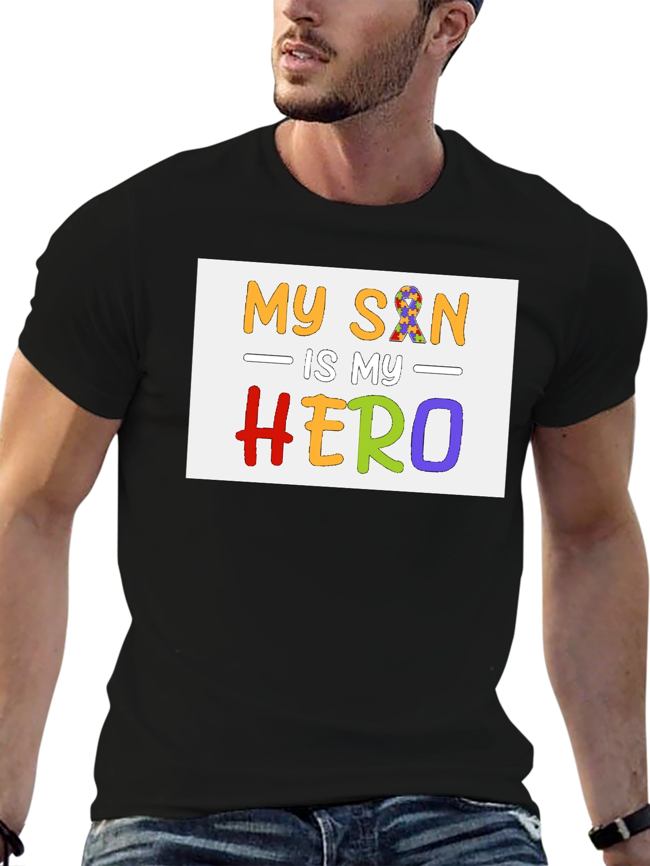 My Son Is My Hero Autism Awareness T-Shirt