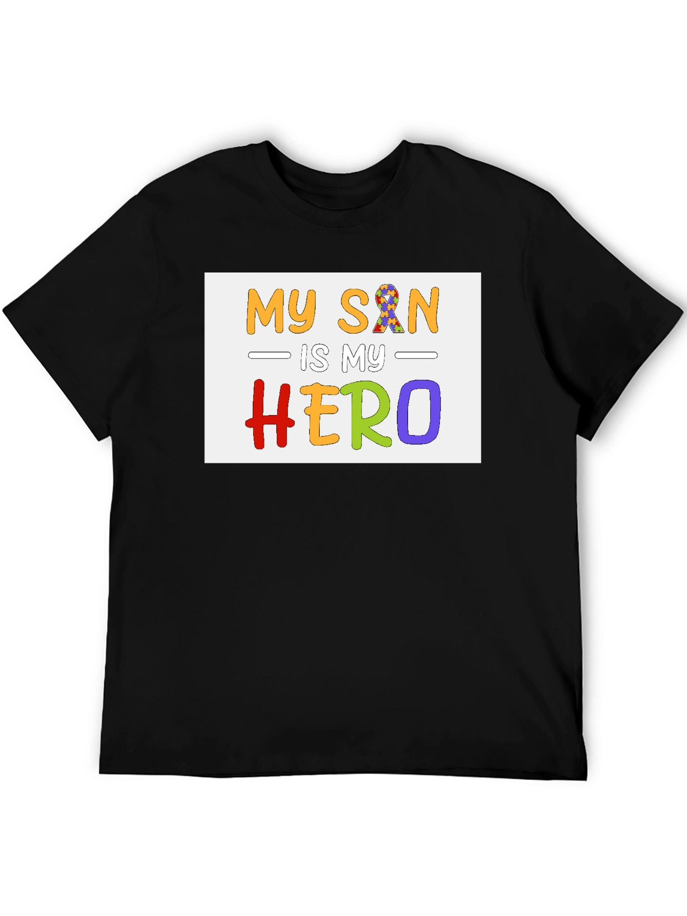 My Son Is My Hero Autism Awareness T-Shirt