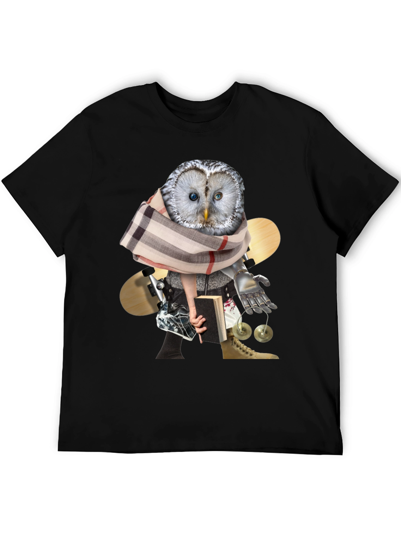 Owl Professor Graphic Tee - Quirky Unisex T-Shirt