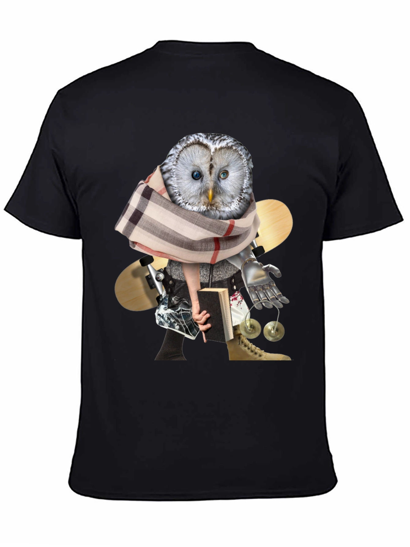 Owl Professor Graphic Tee - Quirky Unisex T-Shirt