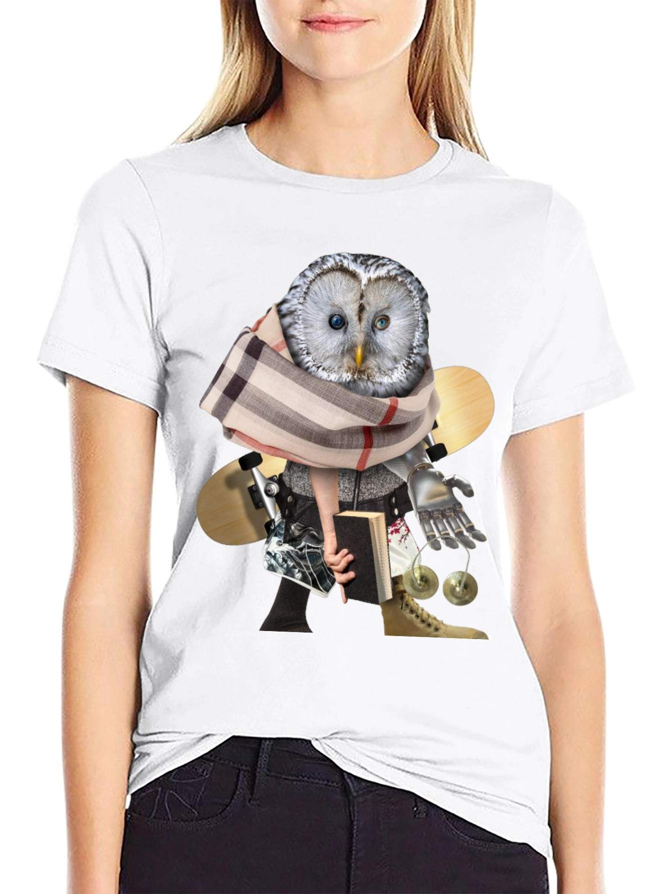 Owl Professor Graphic Tee - Quirky Unisex T-Shirt