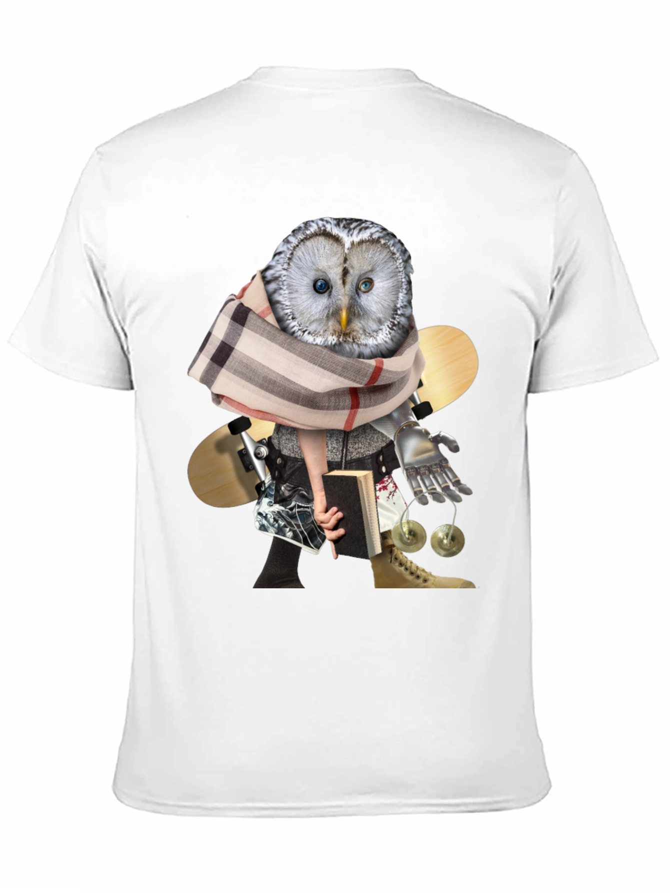Owl Professor Graphic Tee - Quirky Unisex T-Shirt