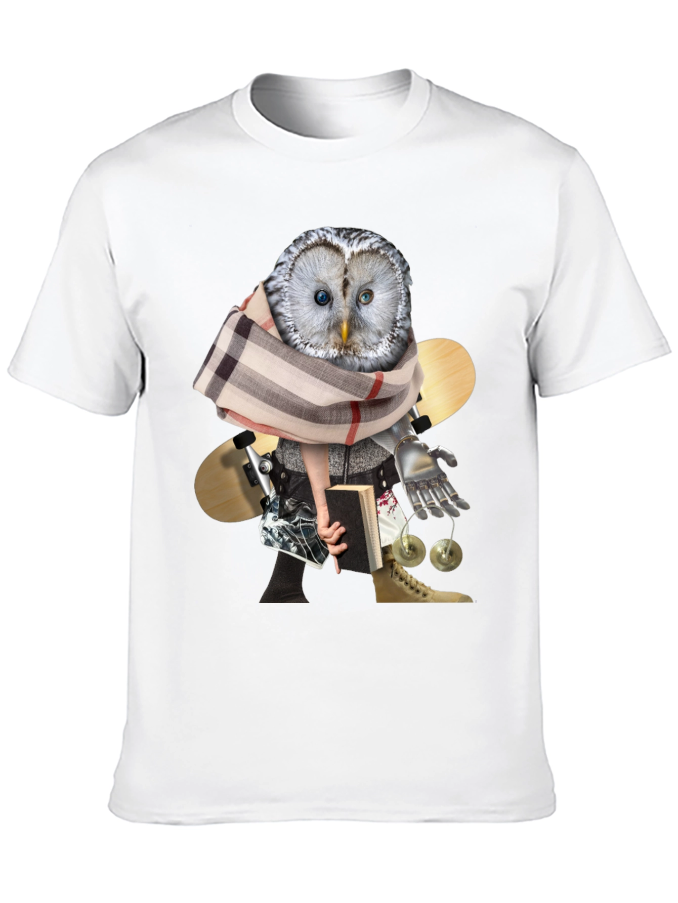 Owl Professor Graphic Tee - Quirky Unisex T-Shirt