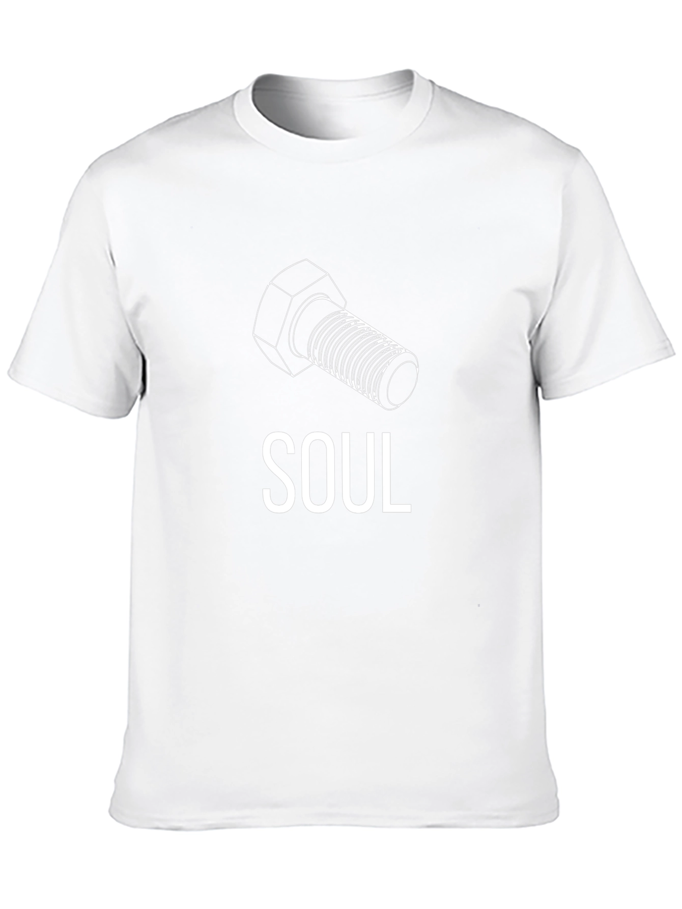 Bolt Soul Graphic Tee - Black Cotton T-Shirt