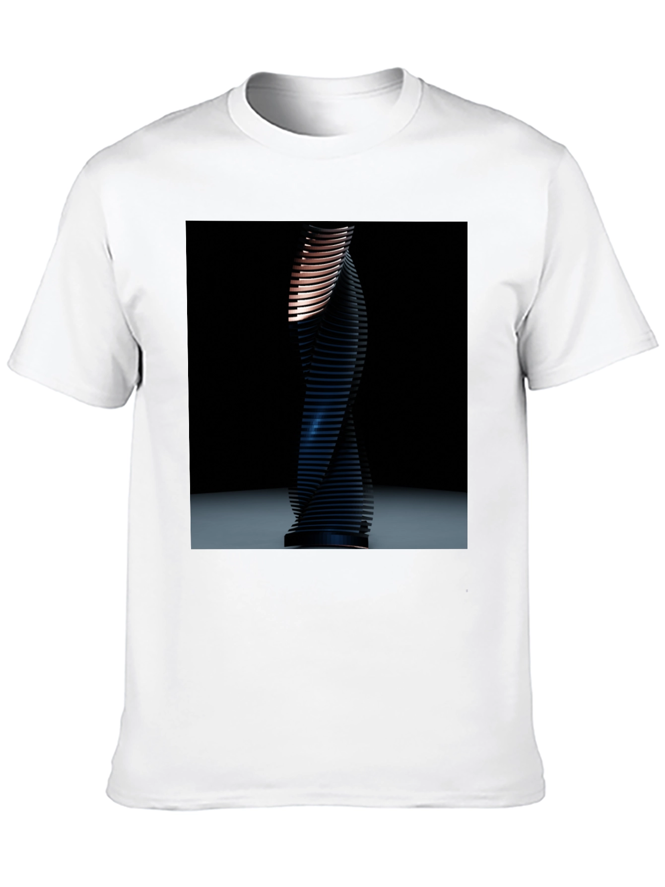 Abstract Sculpture Tee - Modern Art Graphic T-Shirt