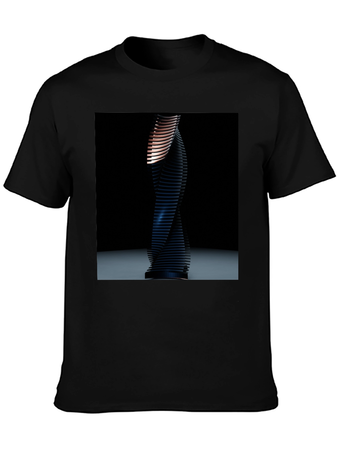 Abstract Sculpture Tee - Modern Art Graphic T-Shirt