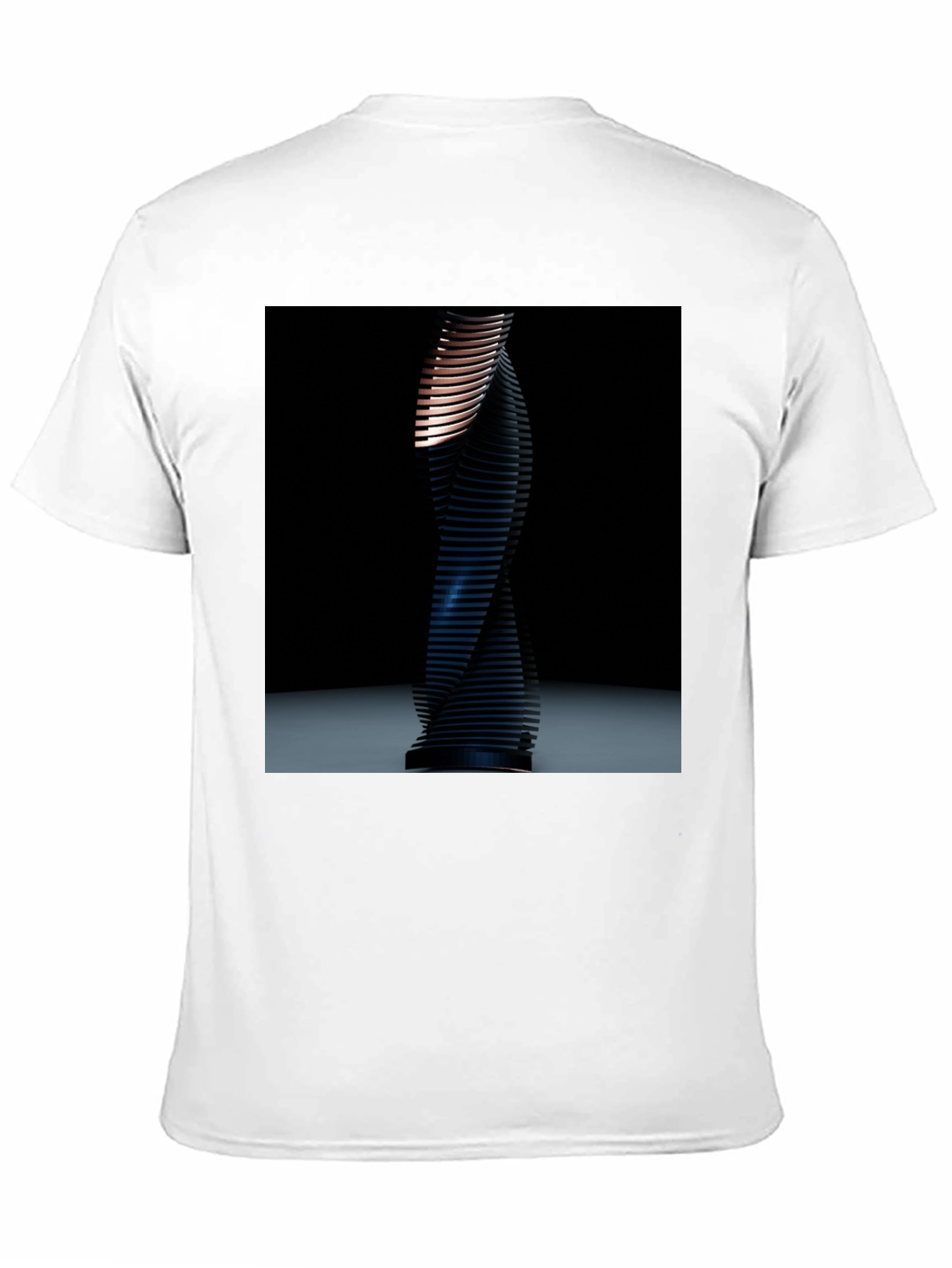 Abstract Sculpture Tee - Modern Art Graphic T-Shirt