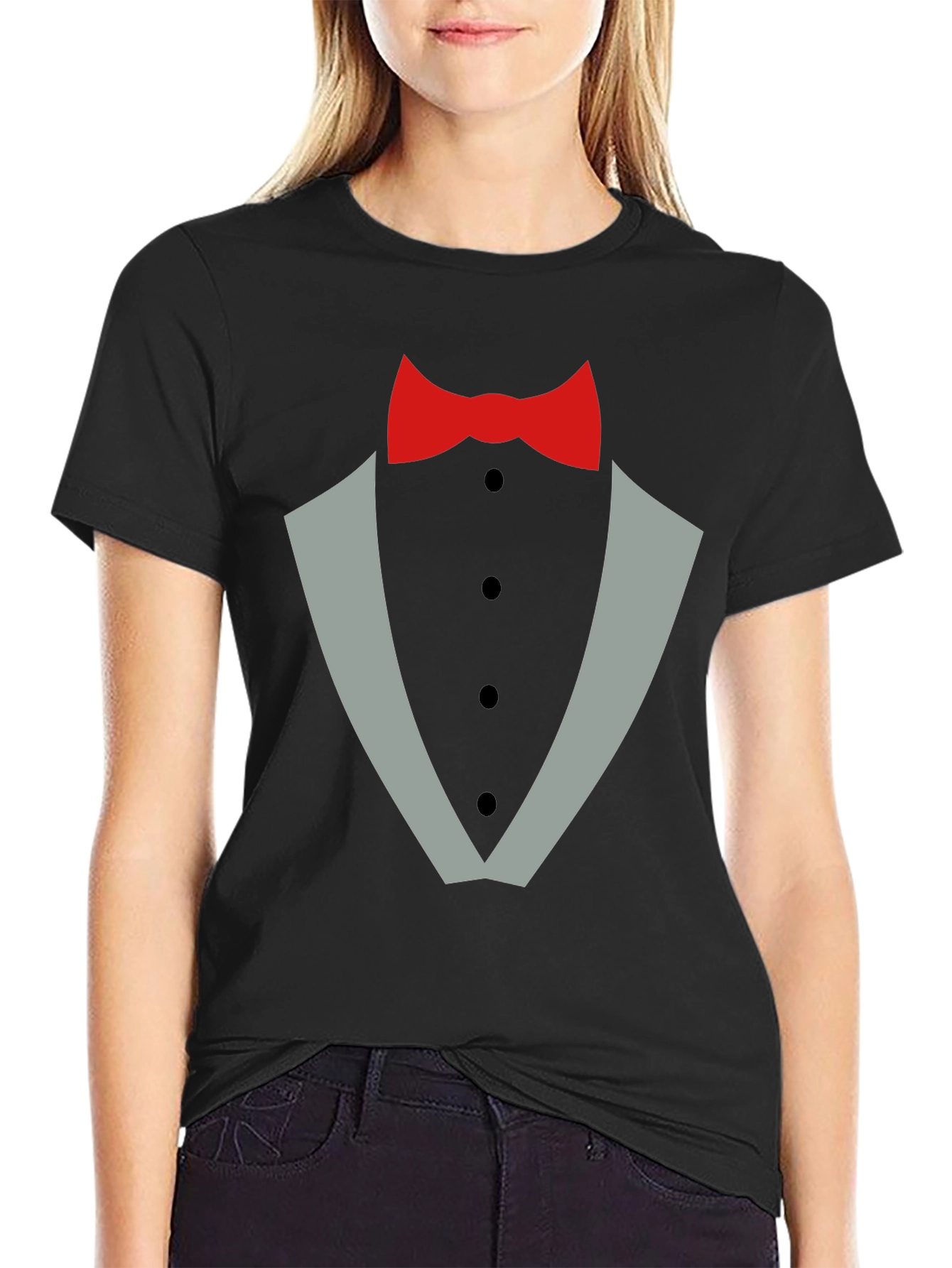 Tuxedo T-Shirt - Novelty Formal Wear Graphic Tee