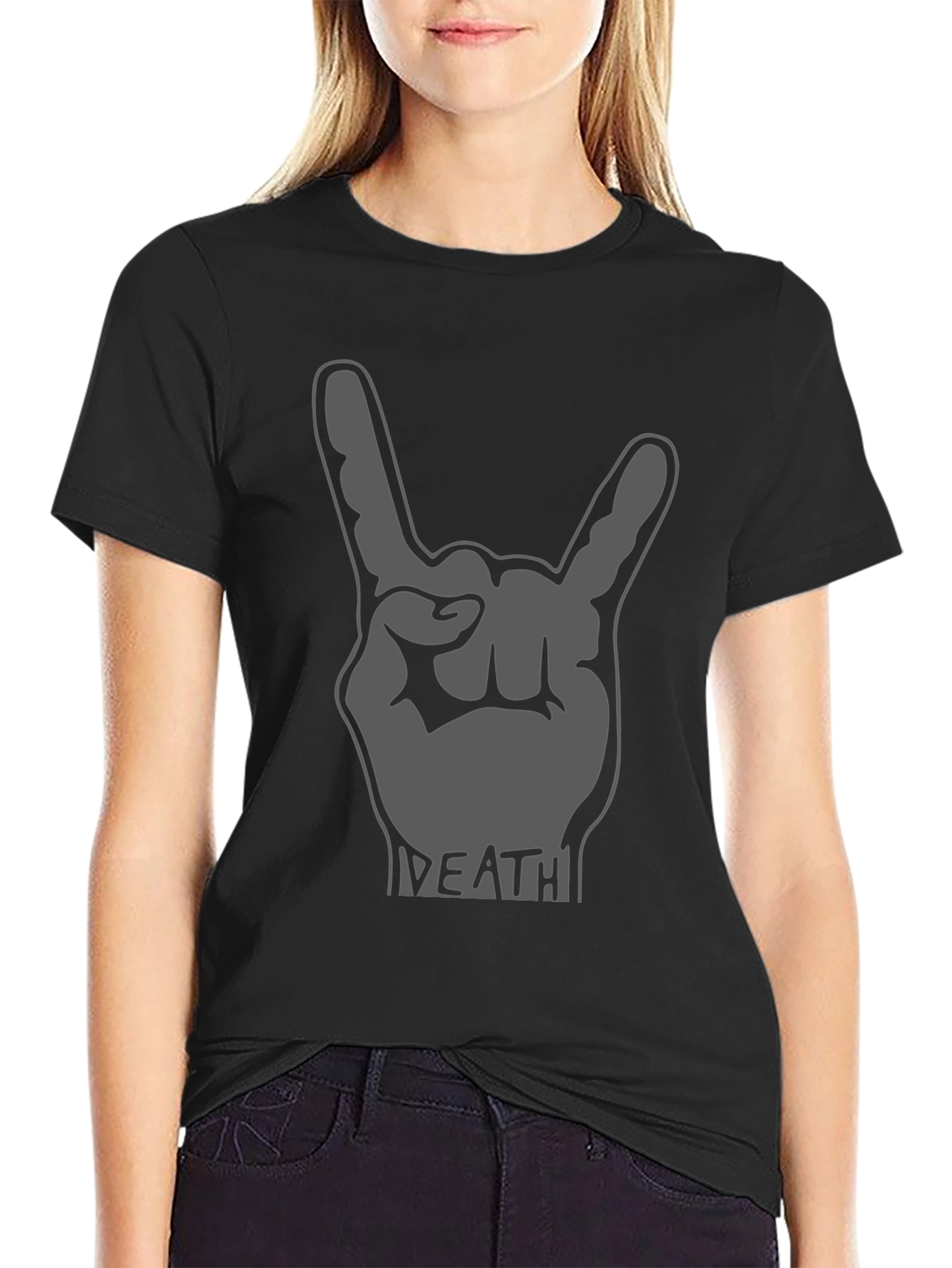 Rock On Death T-Shirt - Heavy Metal Fan Tee