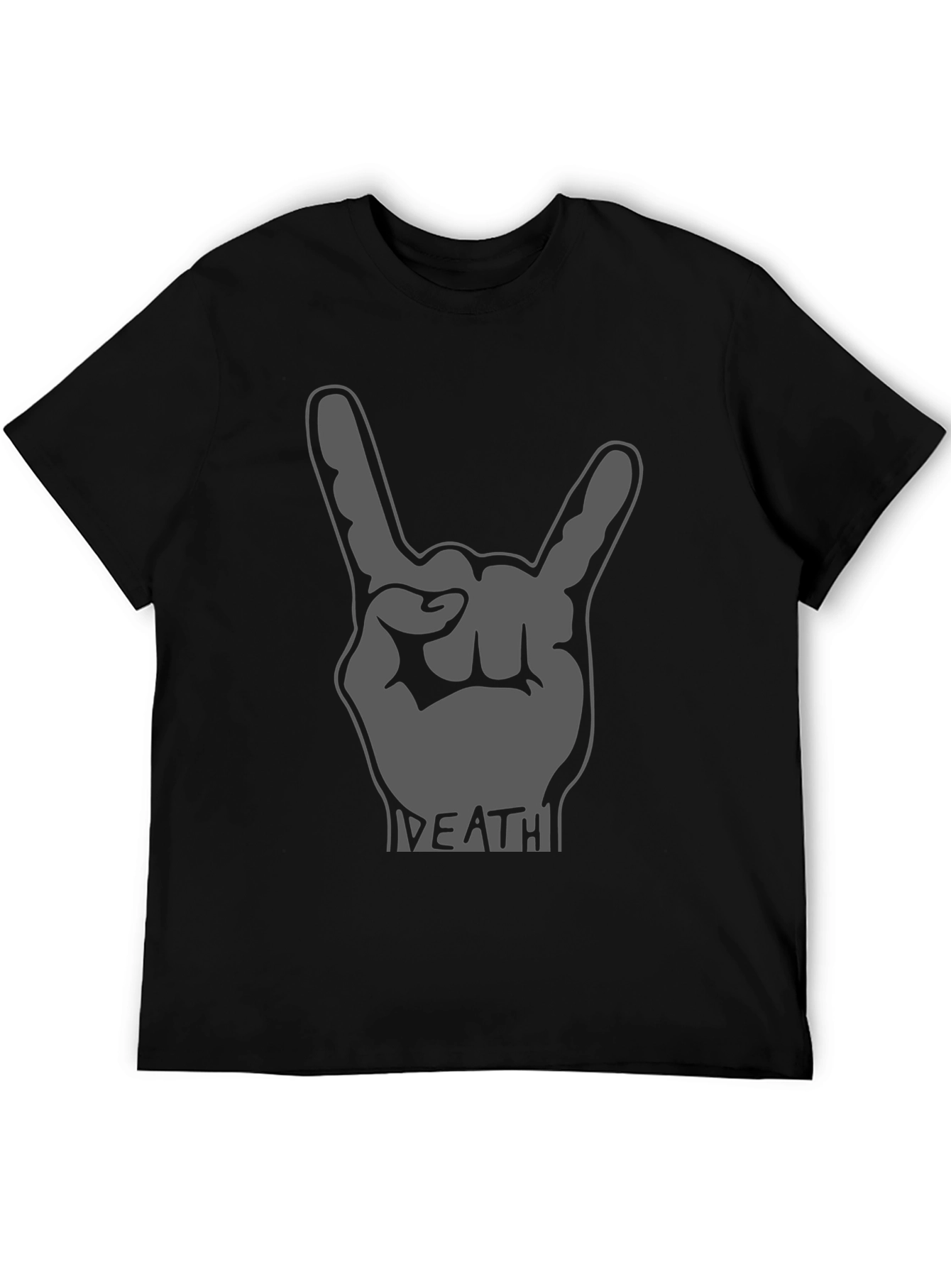 Rock On Death T-Shirt - Heavy Metal Fan Tee