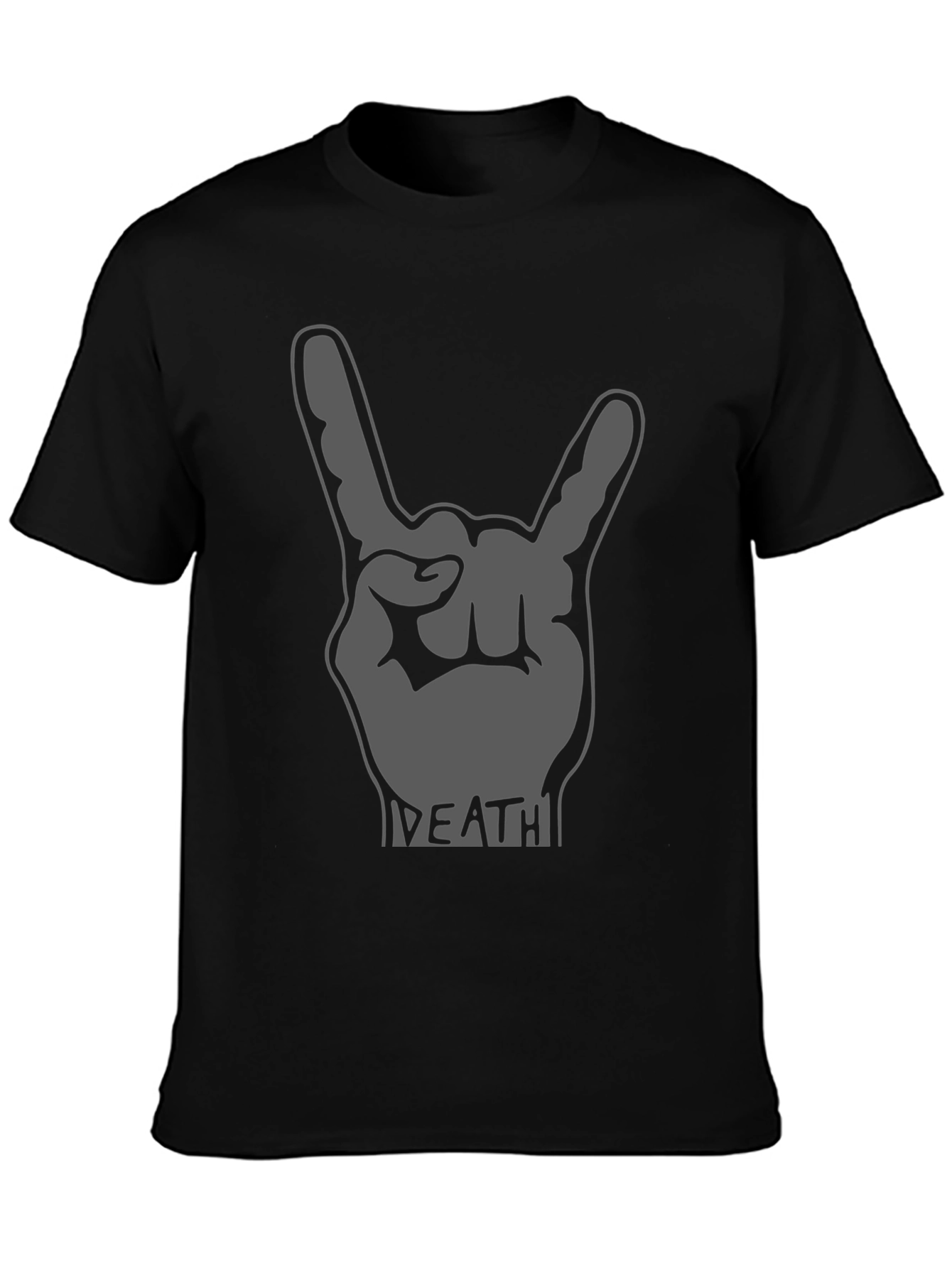 Rock On Death T-Shirt - Heavy Metal Fan Tee