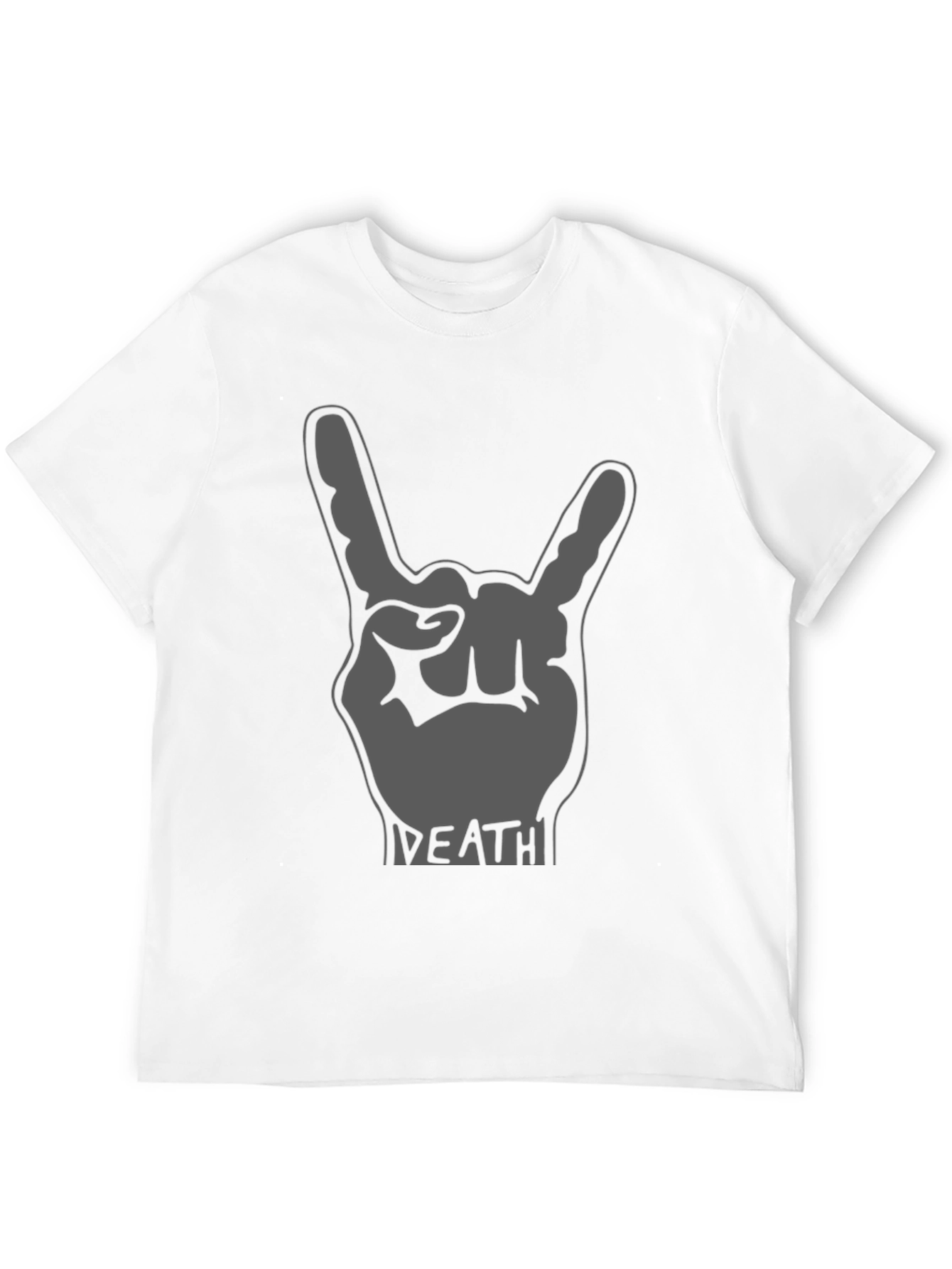 Rock On Death T-Shirt - Heavy Metal Fan Tee