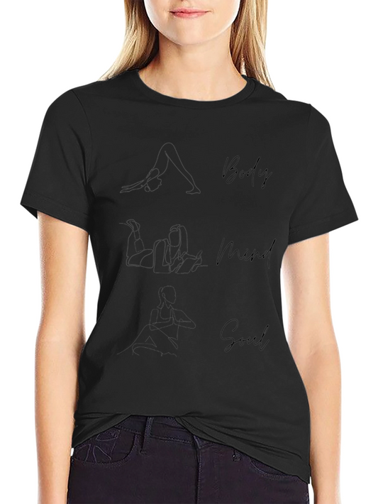 Body Mind Soul Yoga T-Shirt - Unisex Cotton Tee