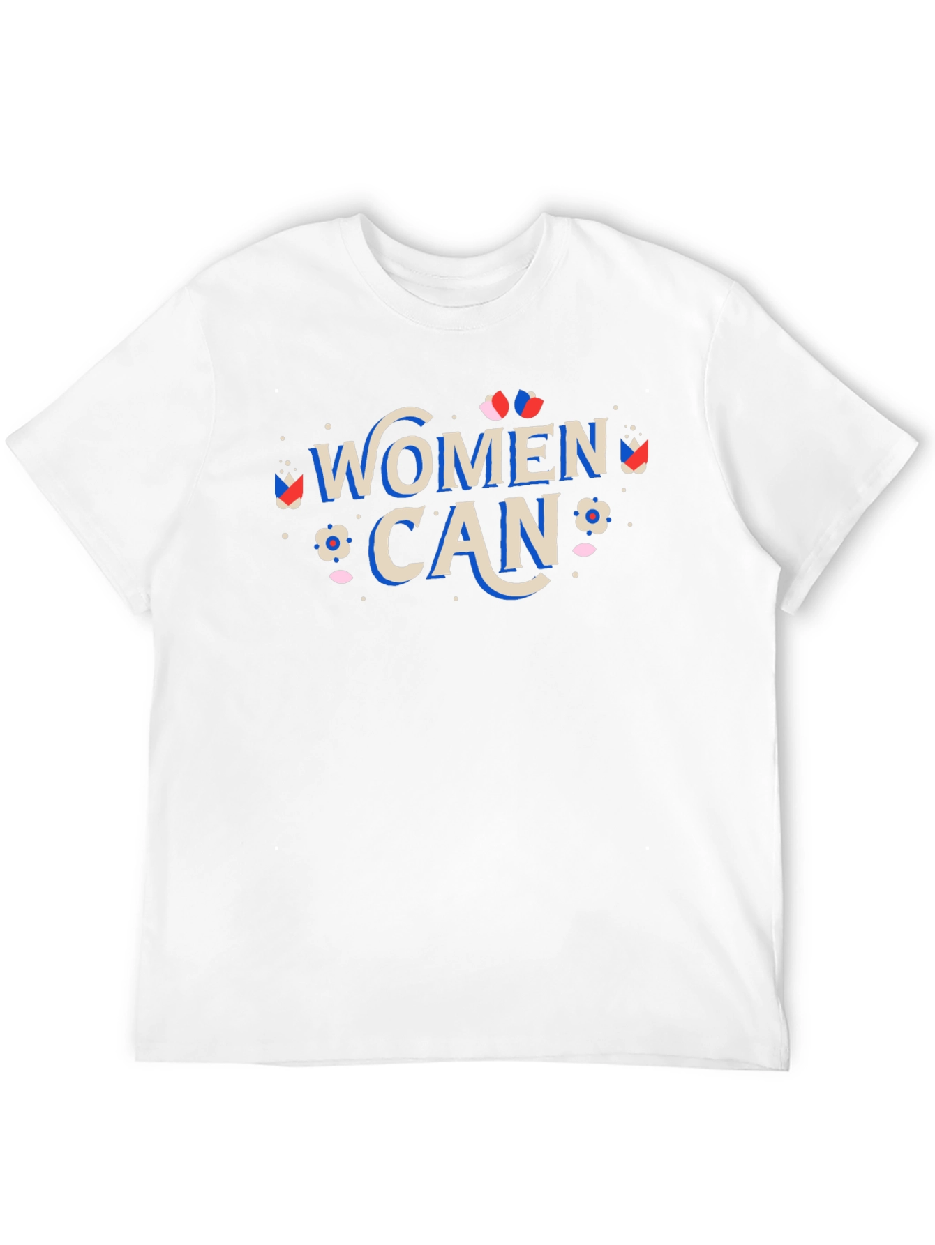 Women Can Graphic T-Shirt - Empowering Design