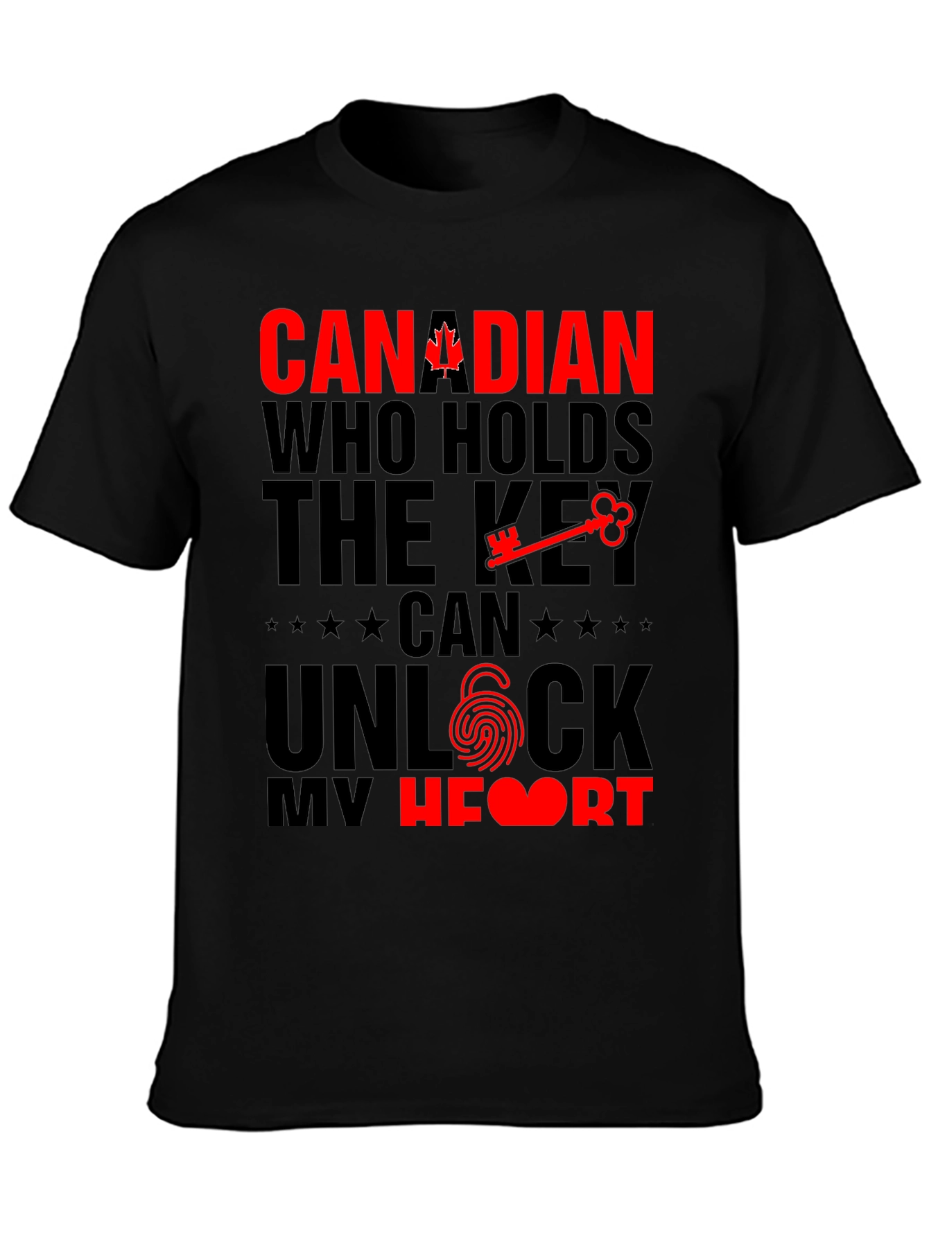 Canadian Pride T-Shirt - Key to My Heart