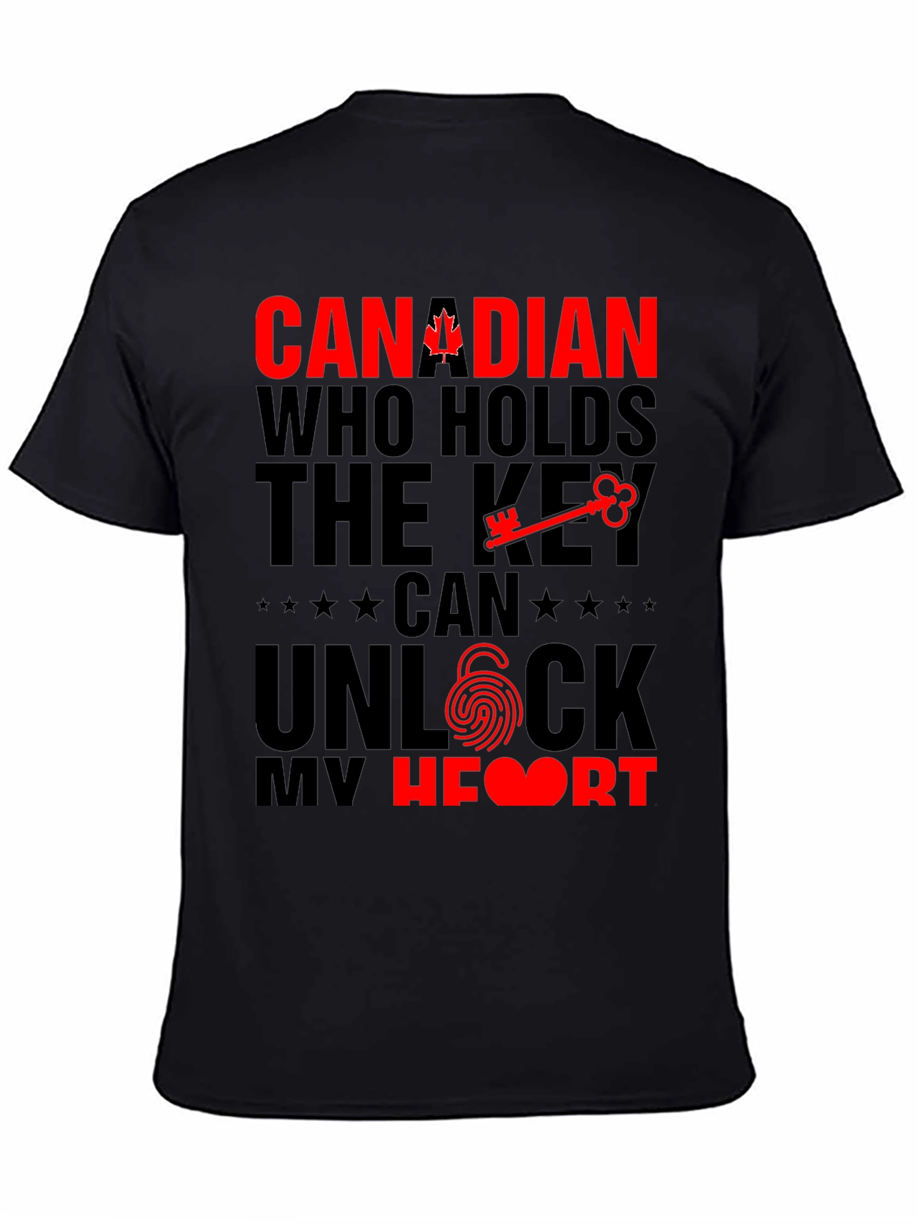 Canadian Pride T-Shirt - Key to My Heart