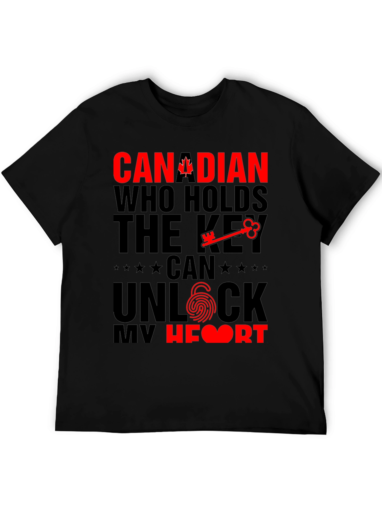 Canadian Pride T-Shirt - Key to My Heart