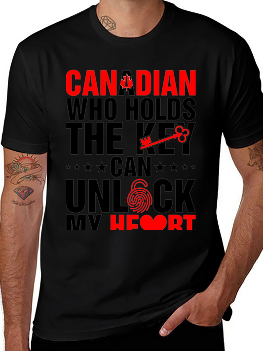Canadian Pride T-Shirt - Key to My Heart