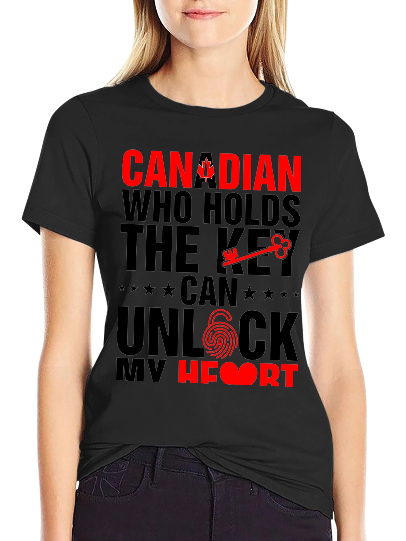 Canadian Pride T-Shirt - Key to My Heart