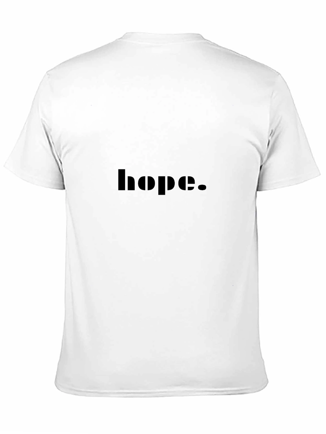 Hope Graphic Tee - Black Crew Neck T-Shirt