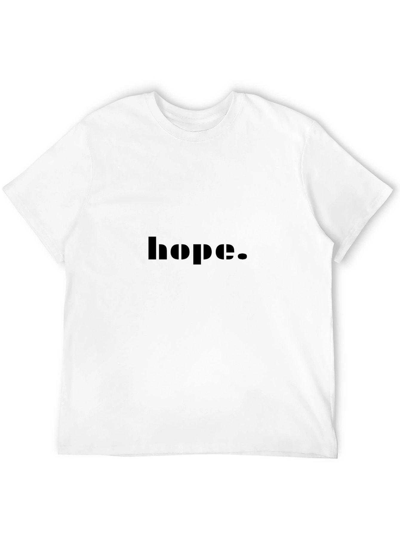 Hope Graphic Tee - Black Crew Neck T-Shirt