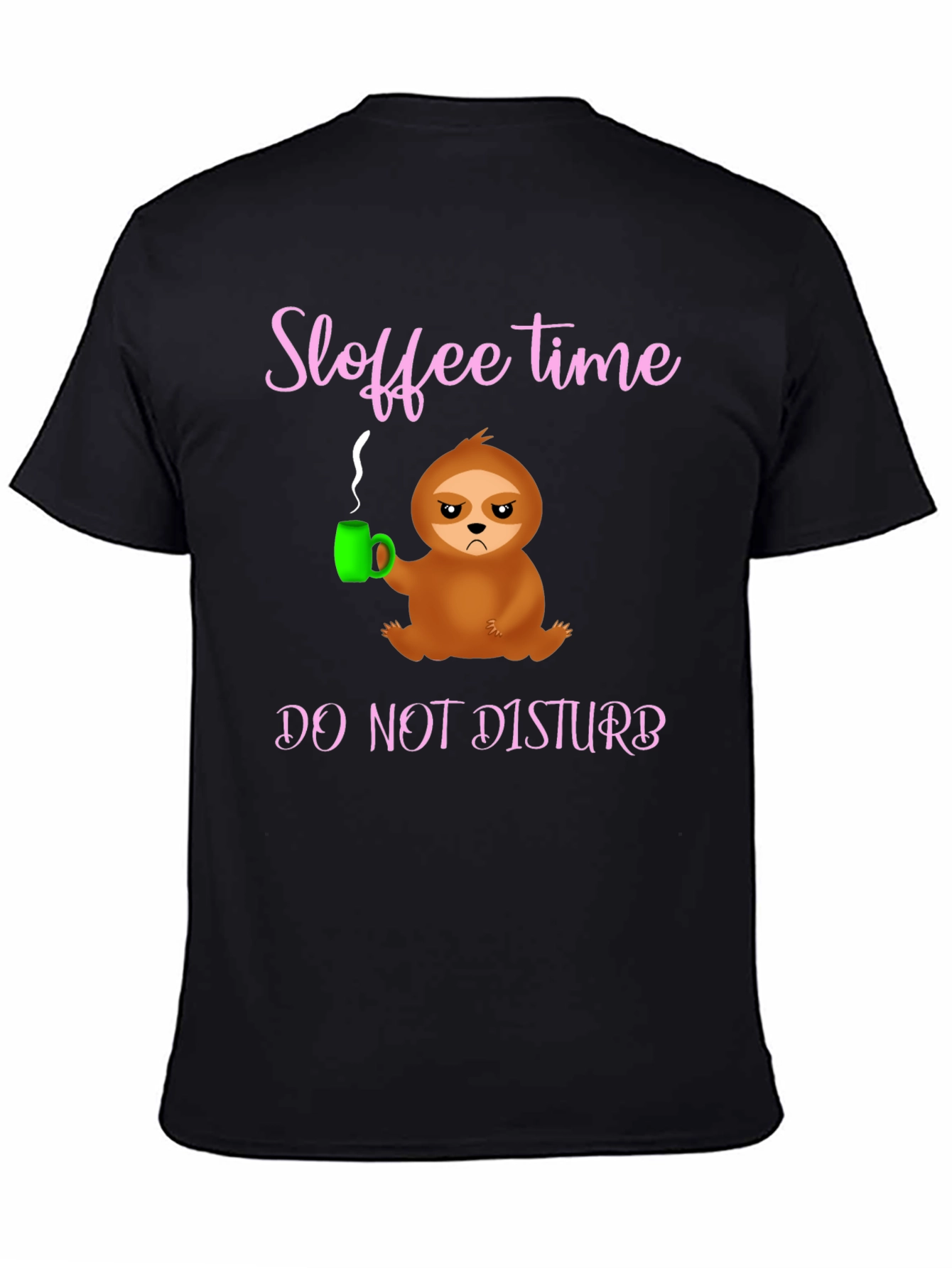 Sloffee Time Sloth Graphic T-Shirt