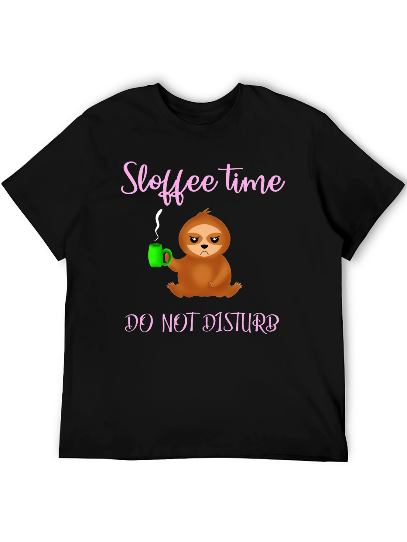 Sloffee Time Sloth Graphic T-Shirt