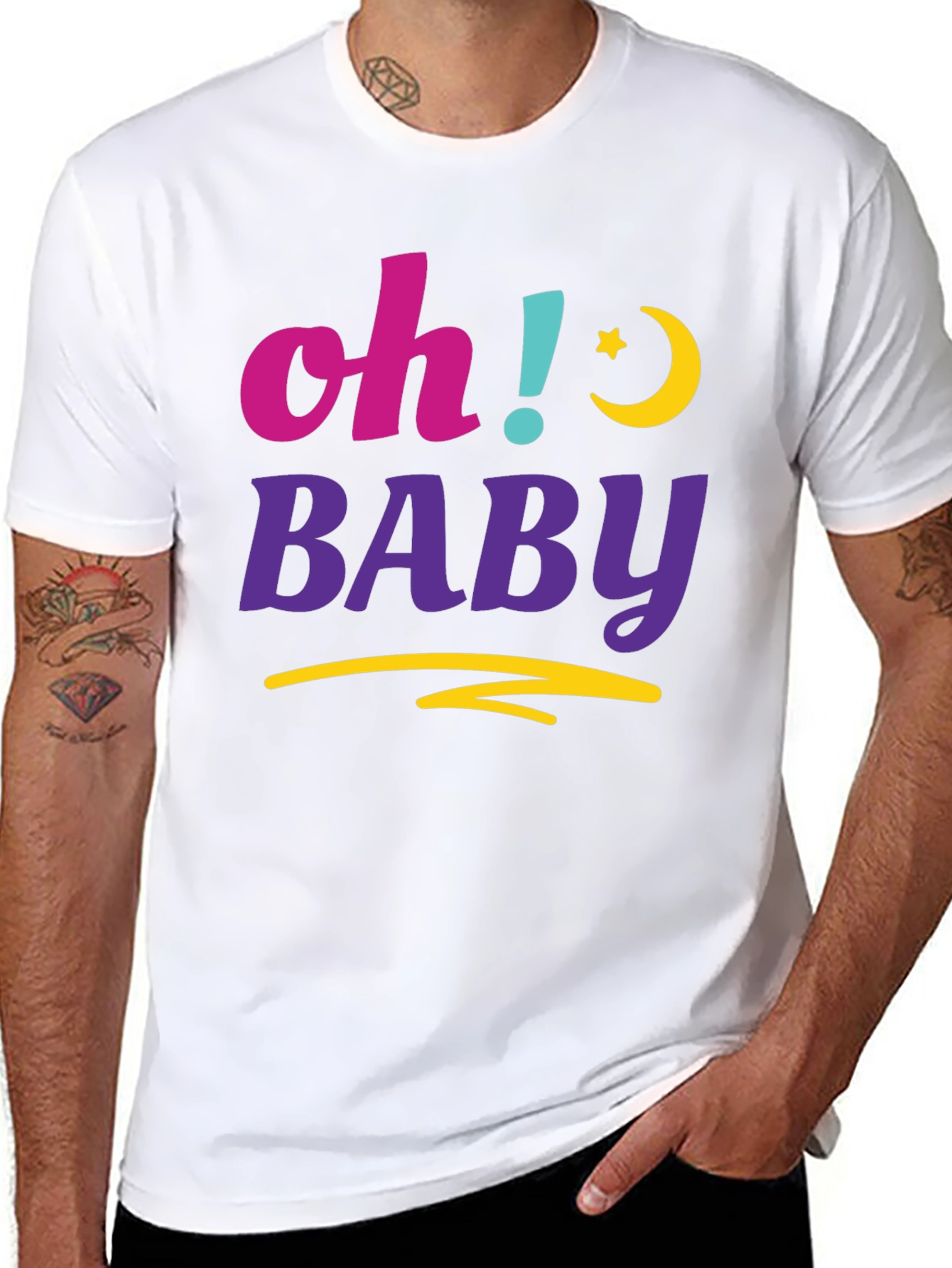 Oh! Baby Graphic T-Shirt - Trendy & Comfortable