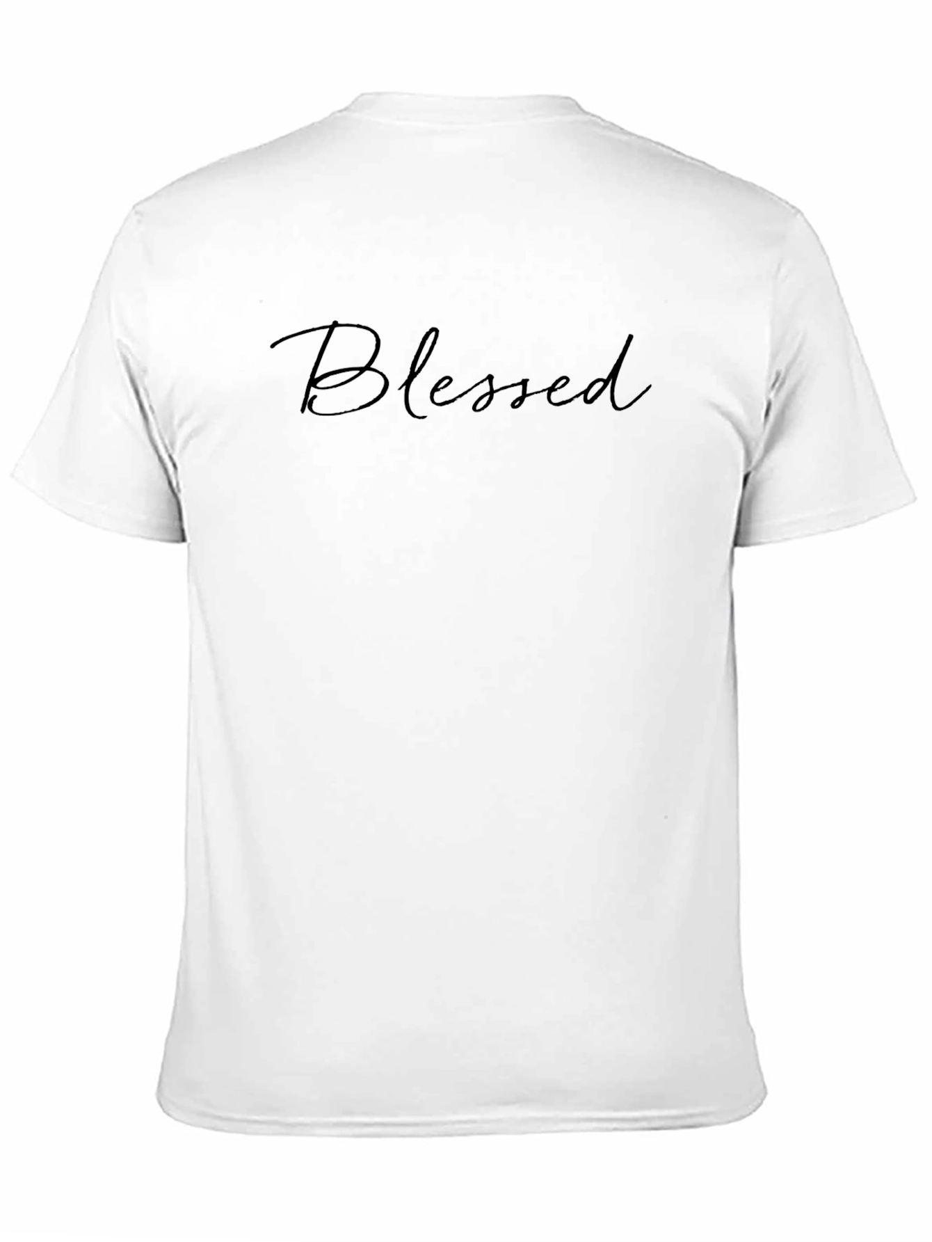 Blessed Script Black T-Shirt