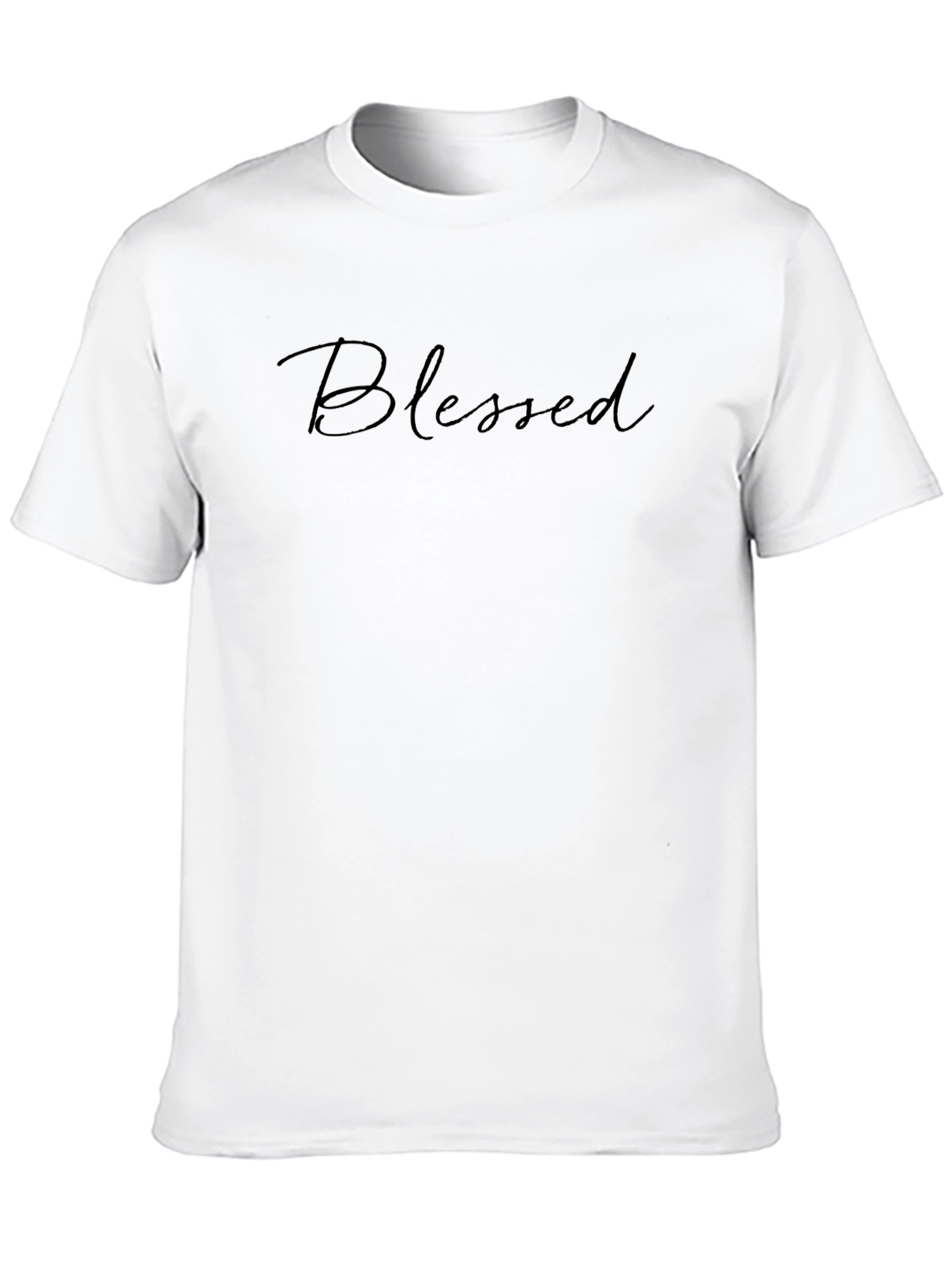 Blessed Script Black T-Shirt