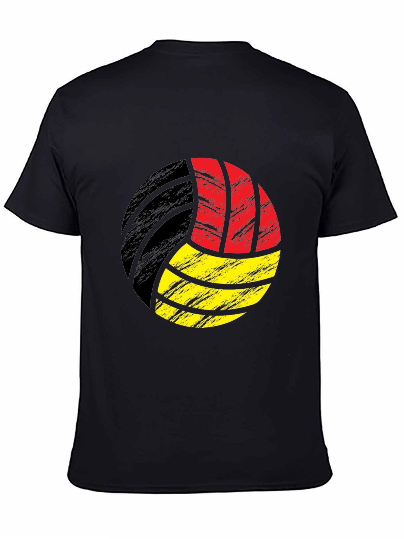 Germany Flag Volleyball Graphic T-Shirt