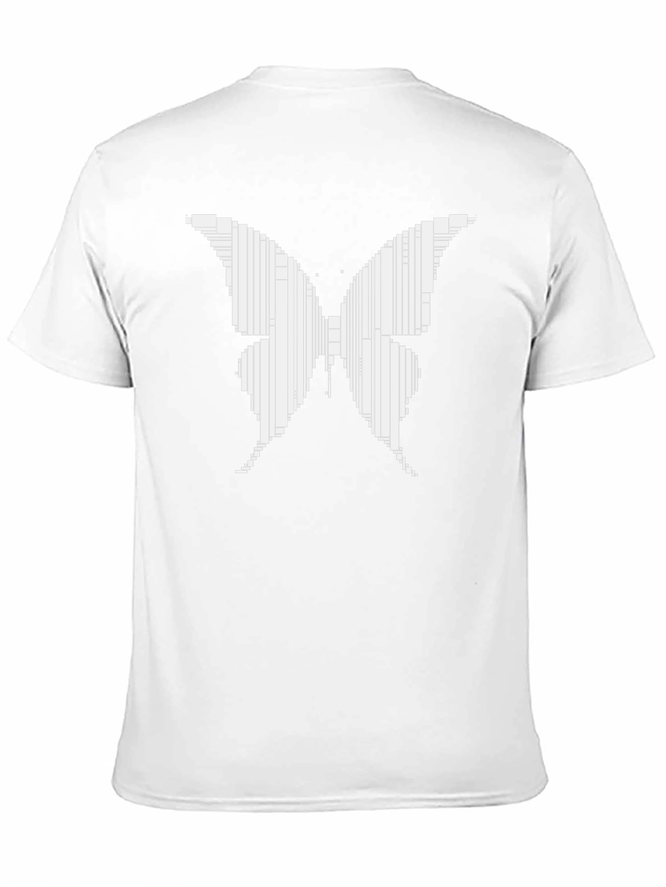 Geometric Butterfly Graphic Tee - Modern Art T-Shirt