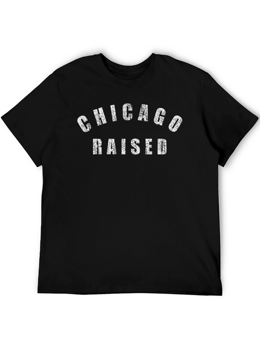 Chicago Raised Graphic T-Shirt - Black