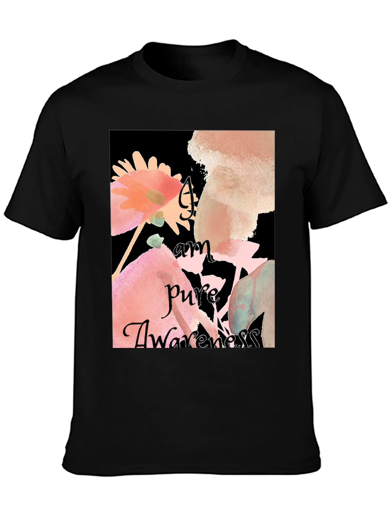 Pure Awareness Floral Graphic Tee
