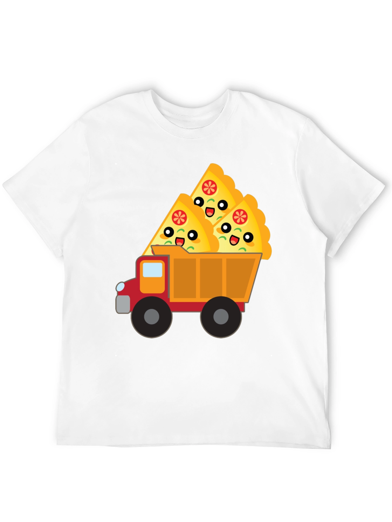 Pizza Truck T-Shirt - Novelty Food Tee