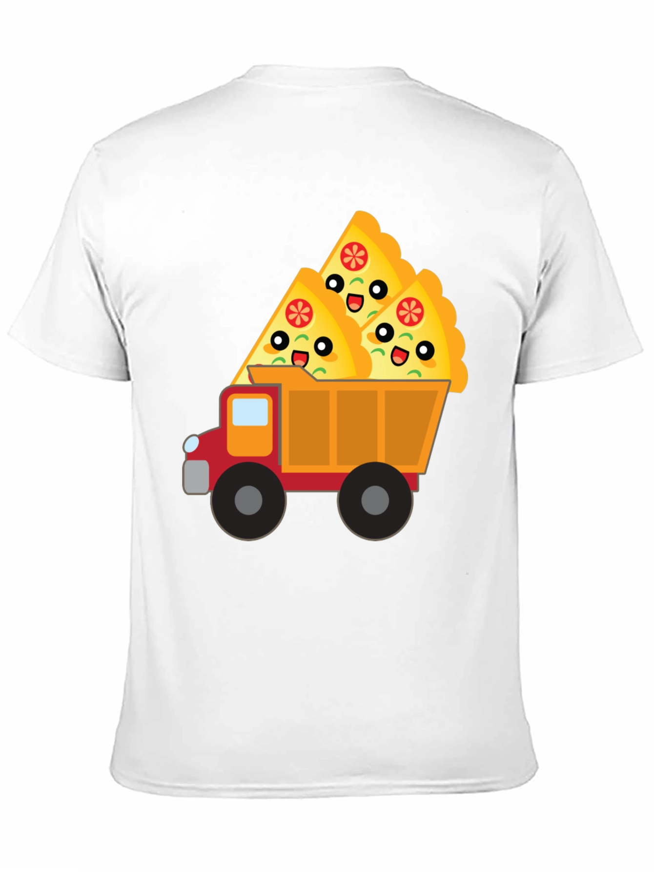 Pizza Truck T-Shirt - Novelty Food Tee