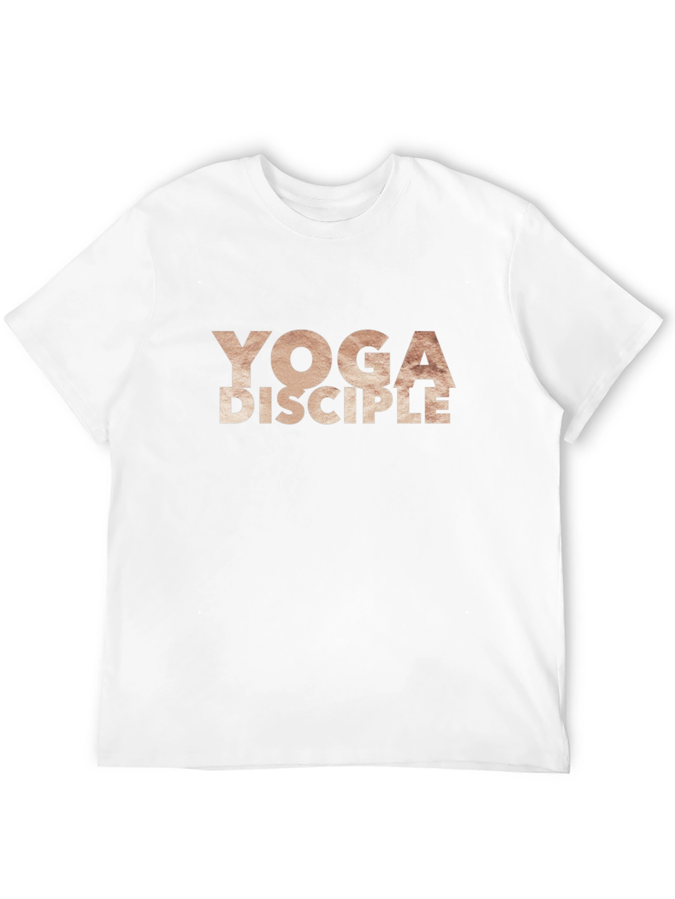 Yoga Disciple T-Shirt - Black Cotton Blend Casual Tee