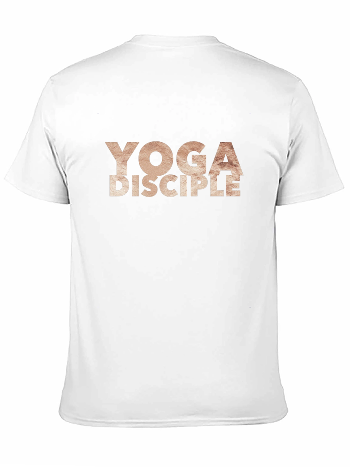 Yoga Disciple T-Shirt - Black Cotton Blend Casual Tee