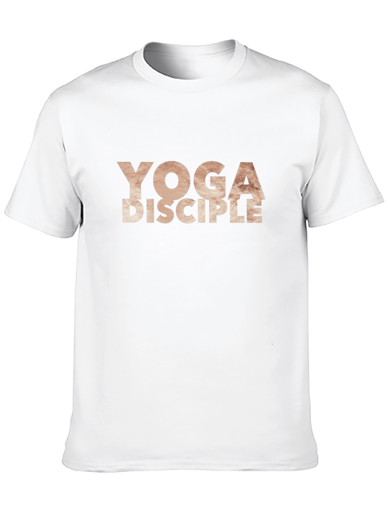 Yoga Disciple T-Shirt - Black Cotton Blend Casual Tee