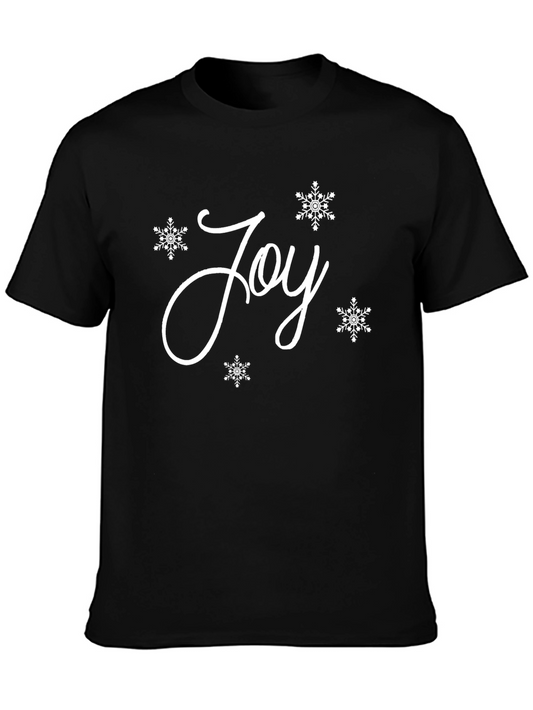 Joy Snowflake Graphic Tee - Holiday Spirit!