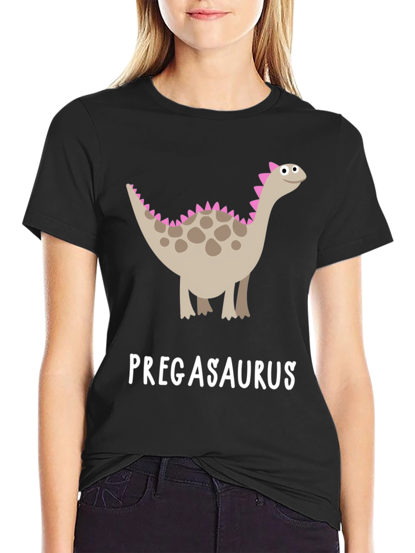 Pregasaurus T-Shirt - Funny Pregnancy Tee