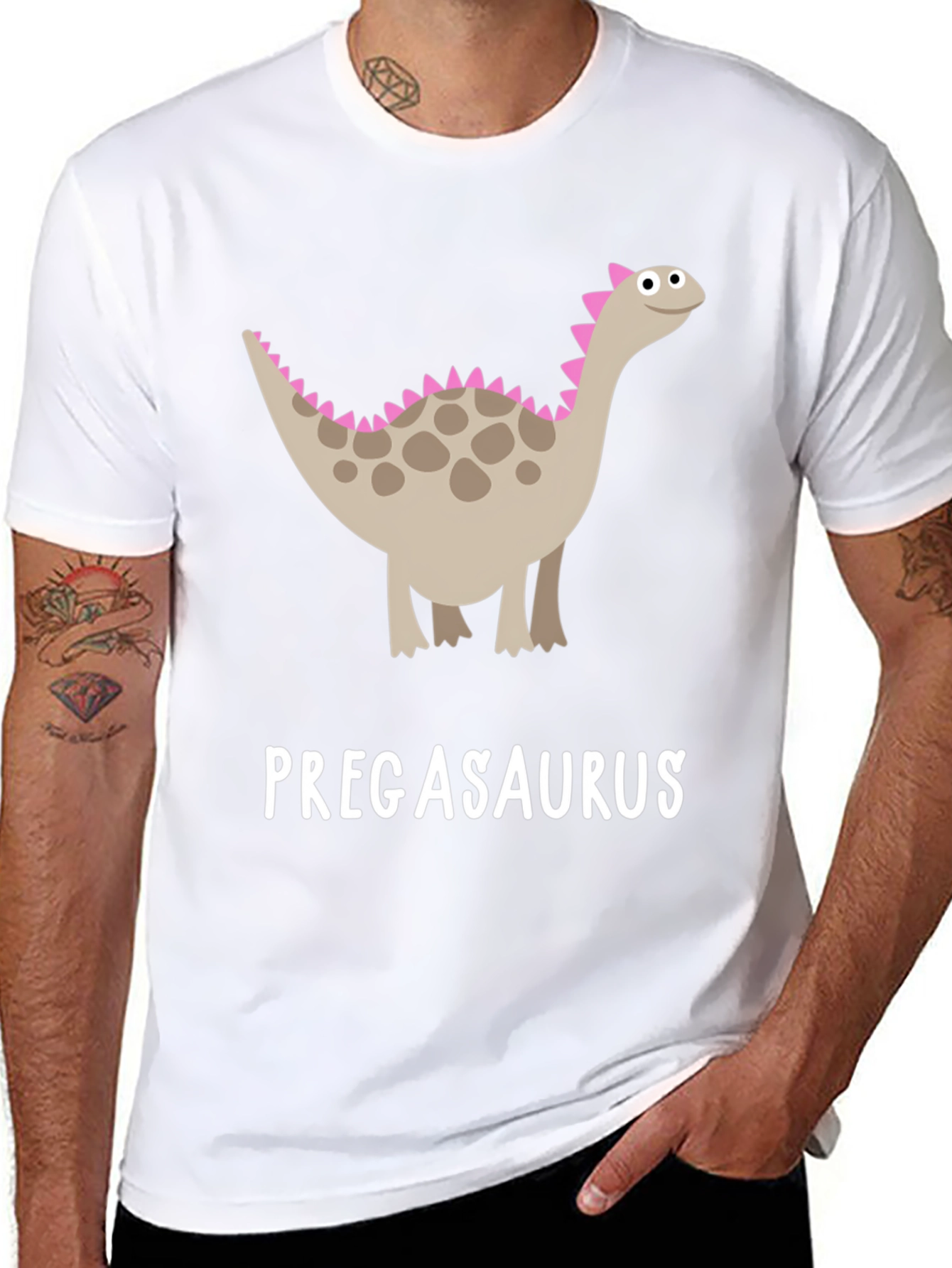 Pregasaurus T-Shirt - Funny Pregnancy Tee