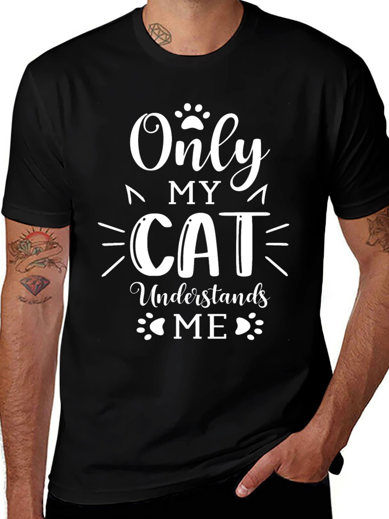 Only My Cat Understands Me T-Shirt