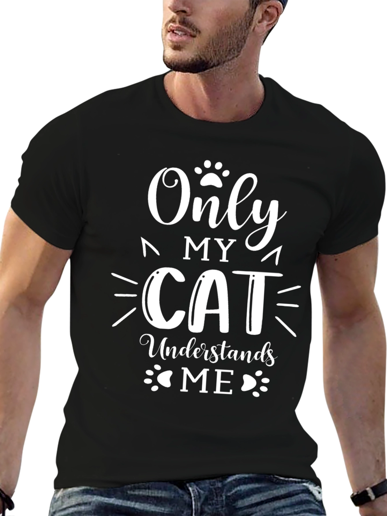 Only My Cat Understands Me T-Shirt