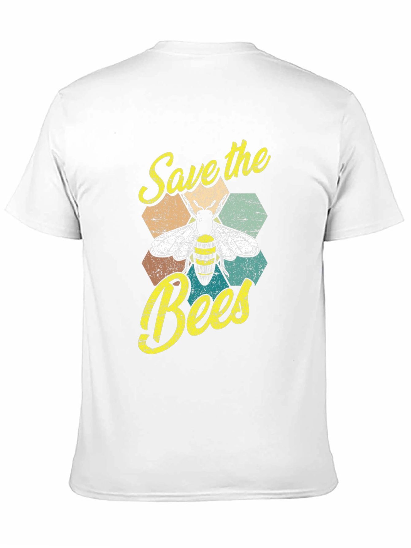 Save the Bees Graphic T-Shirt - Black Cotton Tee