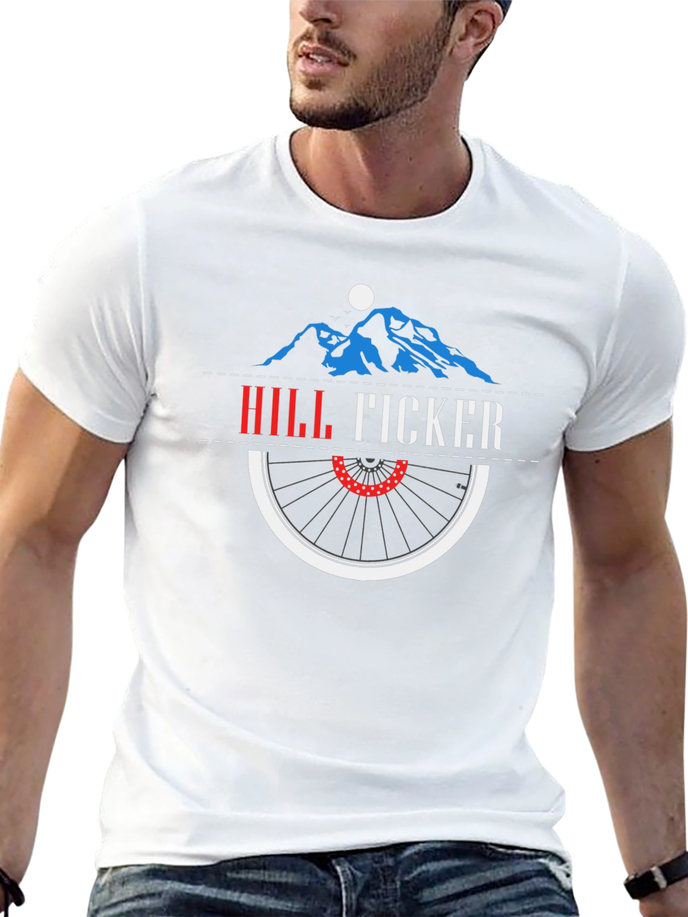 Hill Ficker Graphic Tee - Mountain Biking Humor