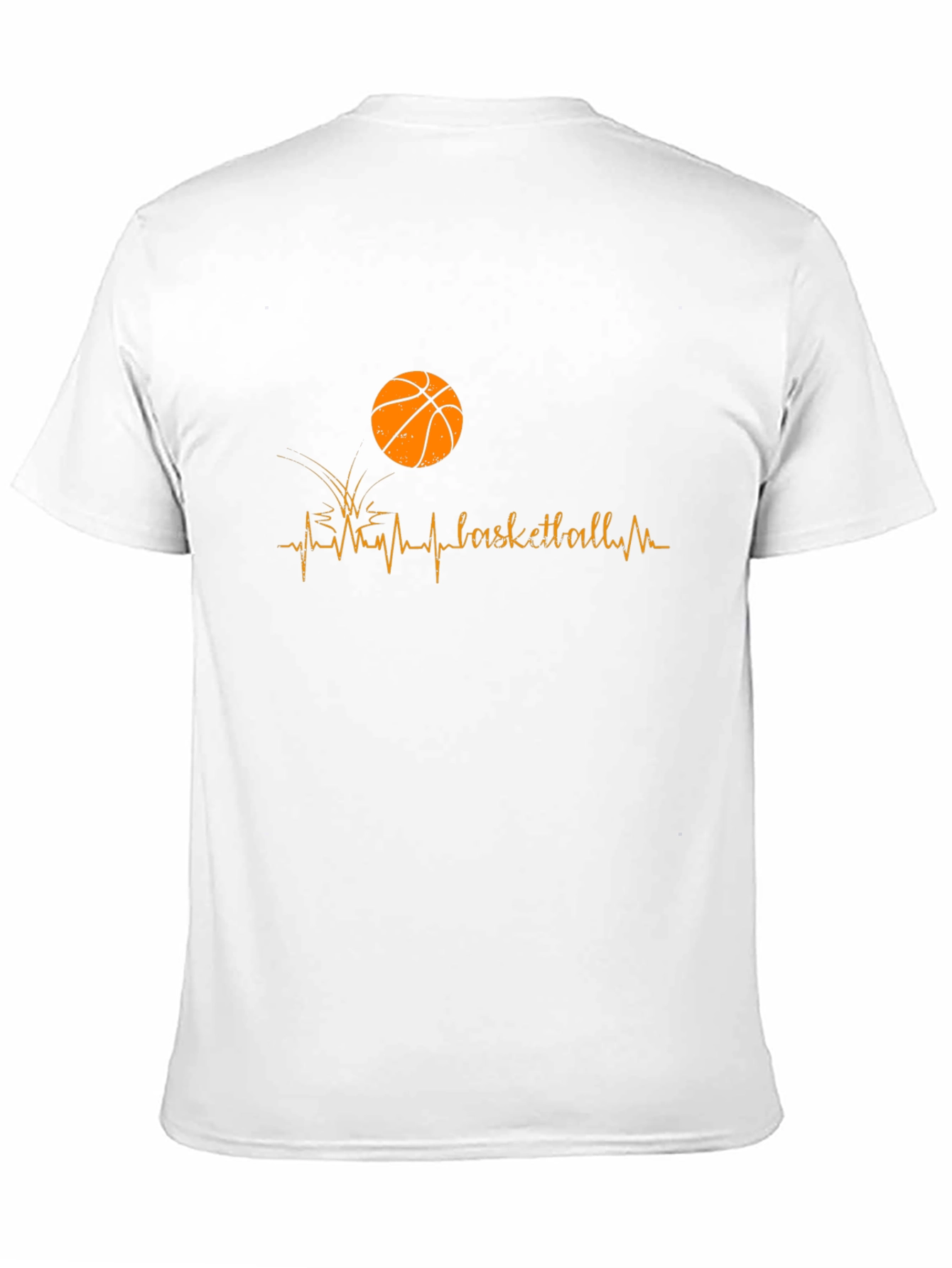 Basketball Heartbeat Graphic T-Shirt