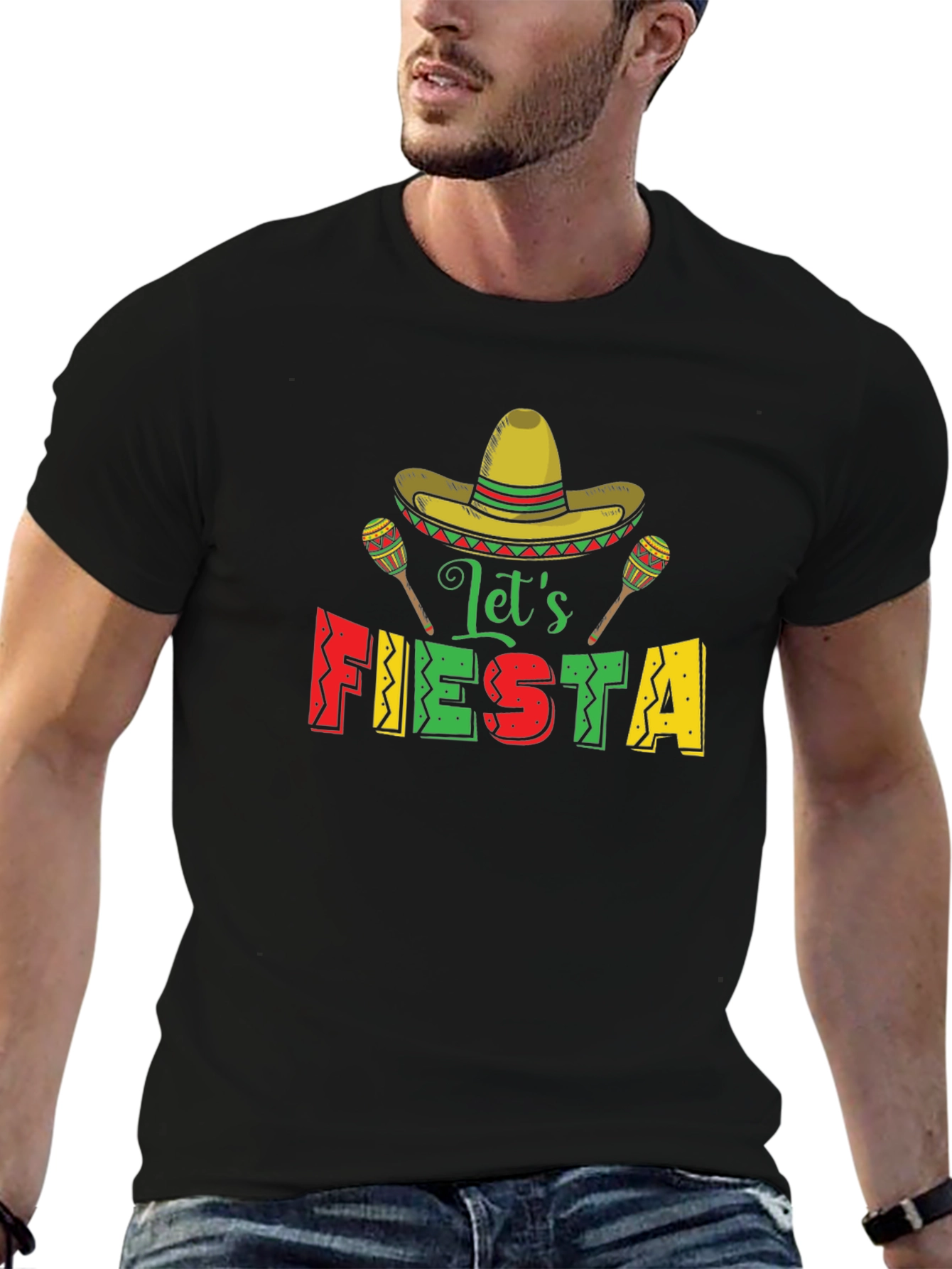 Lets Fiesta Graphic T-Shirt