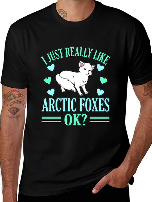 Arctic Fox Lover T-Shirt - Cute Animal Graphic Tee